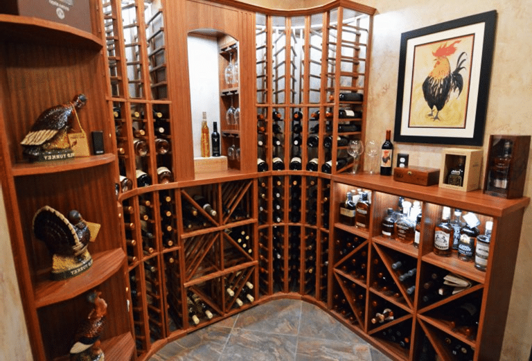 Click here to learn more about this custom wine cellar design Atlanta.