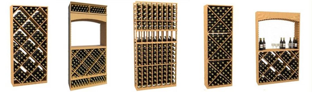 Kit Wooden Wine Racks Offered by Custom Wine Cellars Atlanta