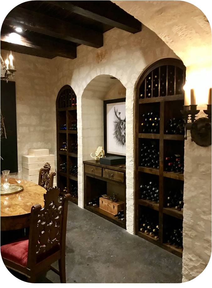 Atlanta Home Wine Cellar Equipped with a CellarPro Refrigeration System