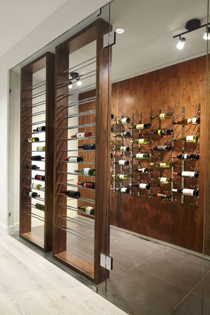 Beautiful Modern Custom Wine Cellar with Traditional Accents Atlanta