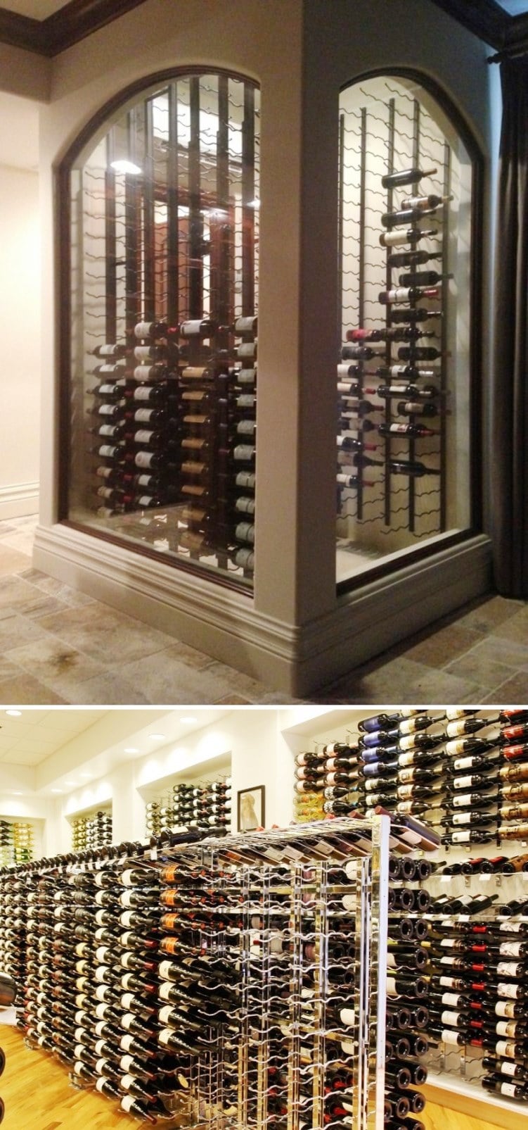 Contemporary Wine Cellars Designed and Built by Master Builders