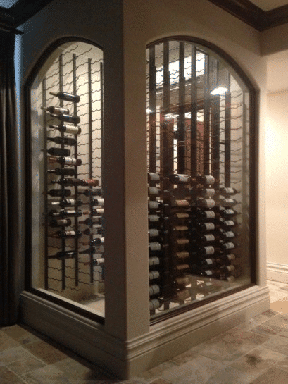 Stylish and Well-Organized Wine Cellar