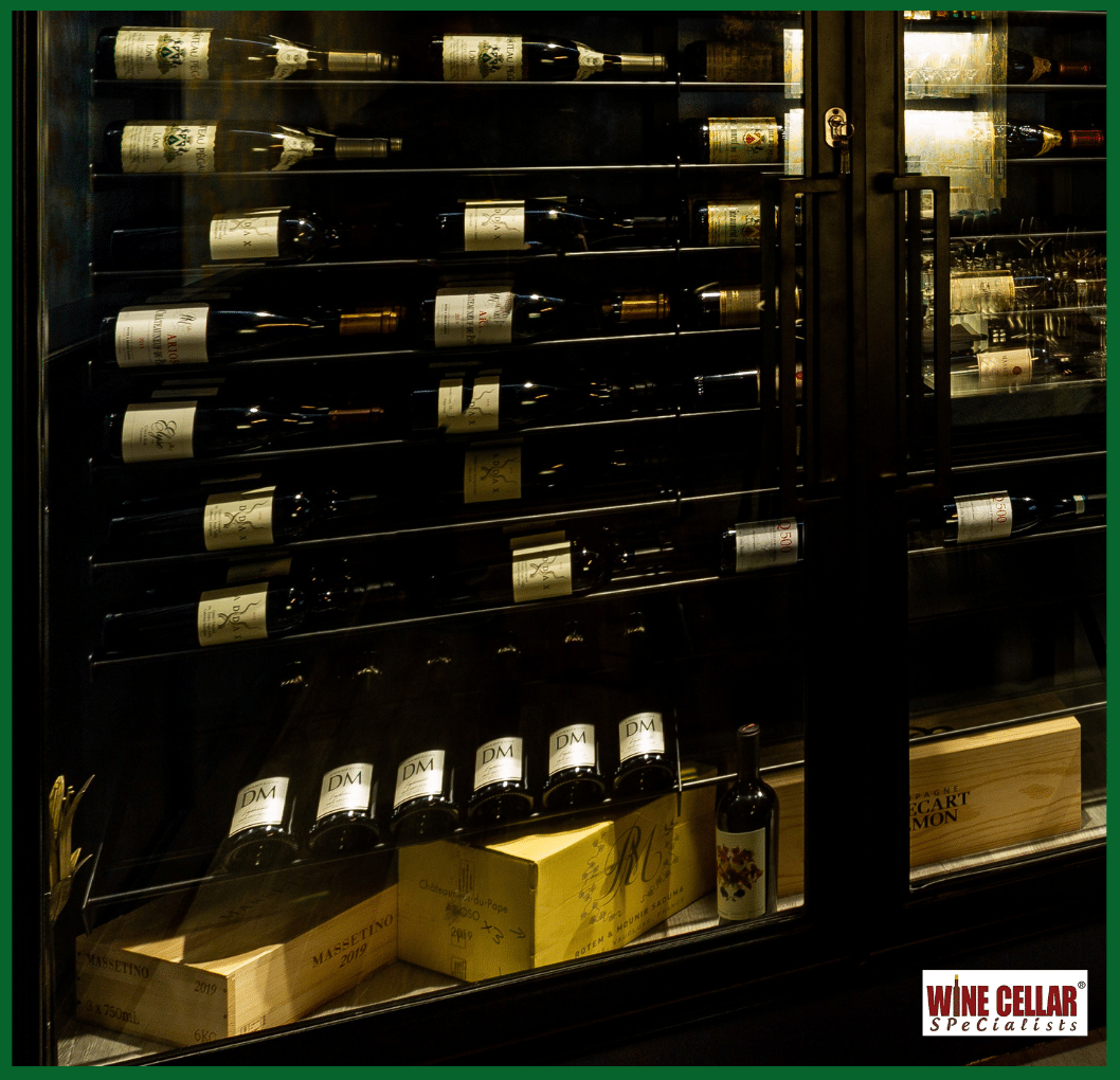 Modern WIne Racking Design for a Commercial Wine Cellar in Atlanta