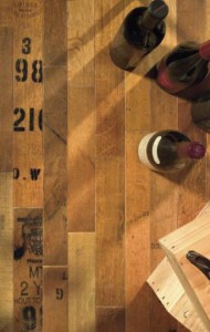 Reclaimed wine barrel flooring design ideas from Naples Atlanta