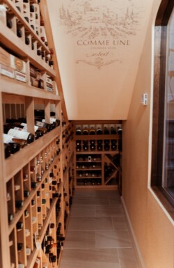 7 - Custom Wine Cellar Under the Stairs Custom Wine Cellar Under the Stairs