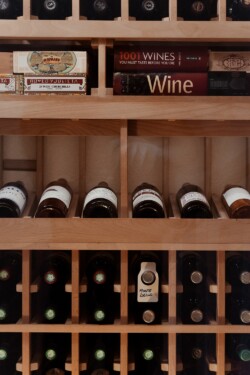 6 - Wooden Wine Bottles Display Wooden Wine Bottles Display