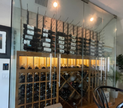 7 - Glass Wine Wall with Proper Wine Cooling Units Glass Wine Wall with Proper Wine Cooling Units
